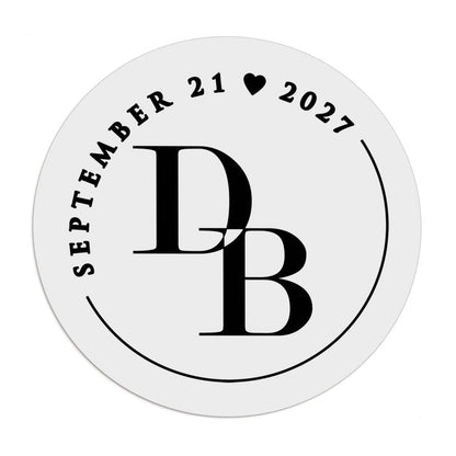 1.25" - 12 Labels / Black