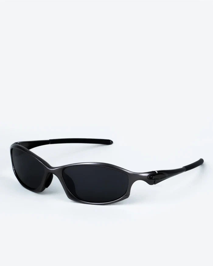 Black Mirrored Polarized Lenses / Carbon Frame