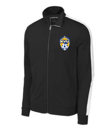 JST94-Sport-Tek ® Tricot Sleeve Stripe Track Jacket-KVU