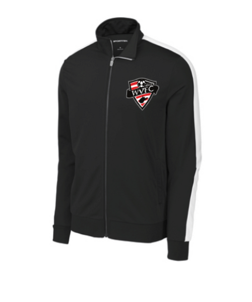 JST94-Sport-Tek ® Tricot Sleeve Stripe Track Jacket-WVFC