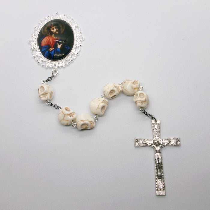 Kelly's White Skull "Passion" Chaplet