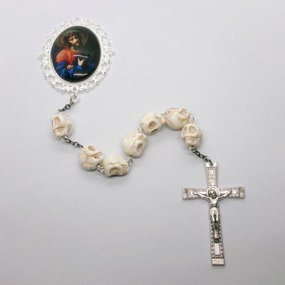 Kelly's White Skull "Passion" Chaplet