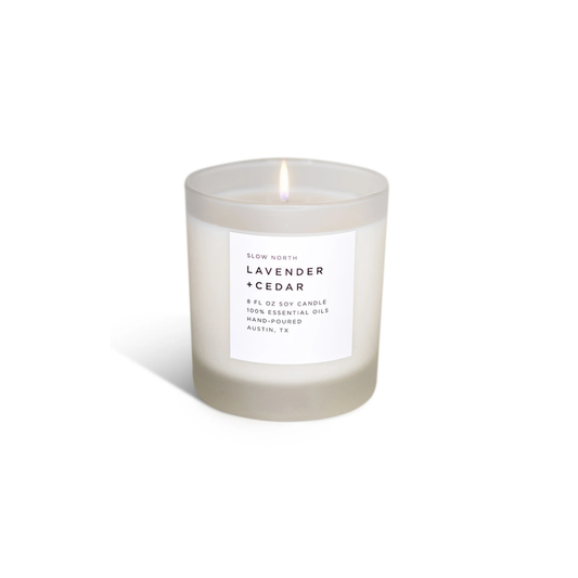 Lavender + Cedar Candle - 8 oz