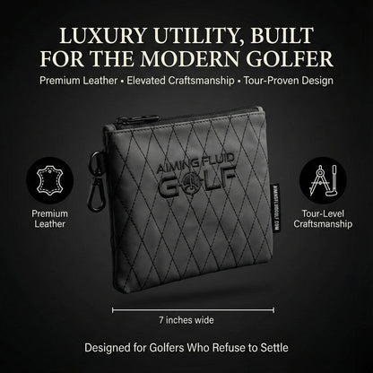 Leather Golf Utility Pouch – Premium Leather