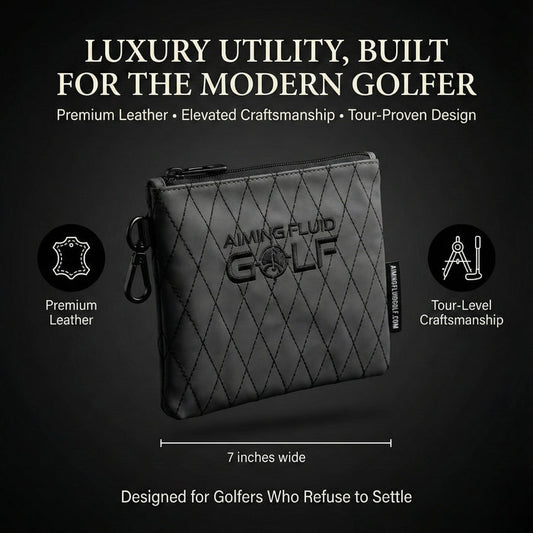 Leather Golf Utility Pouch – Premium Leather
