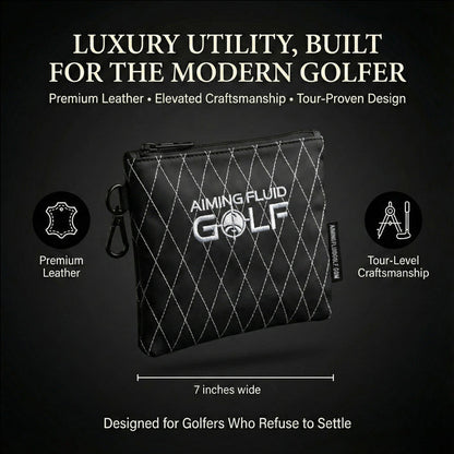 Leather Golf Utility Pouch – Premium Leather