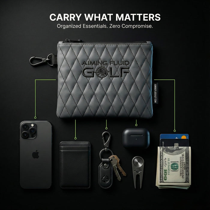 Leather Golf Utility Pouch – Premium Leather