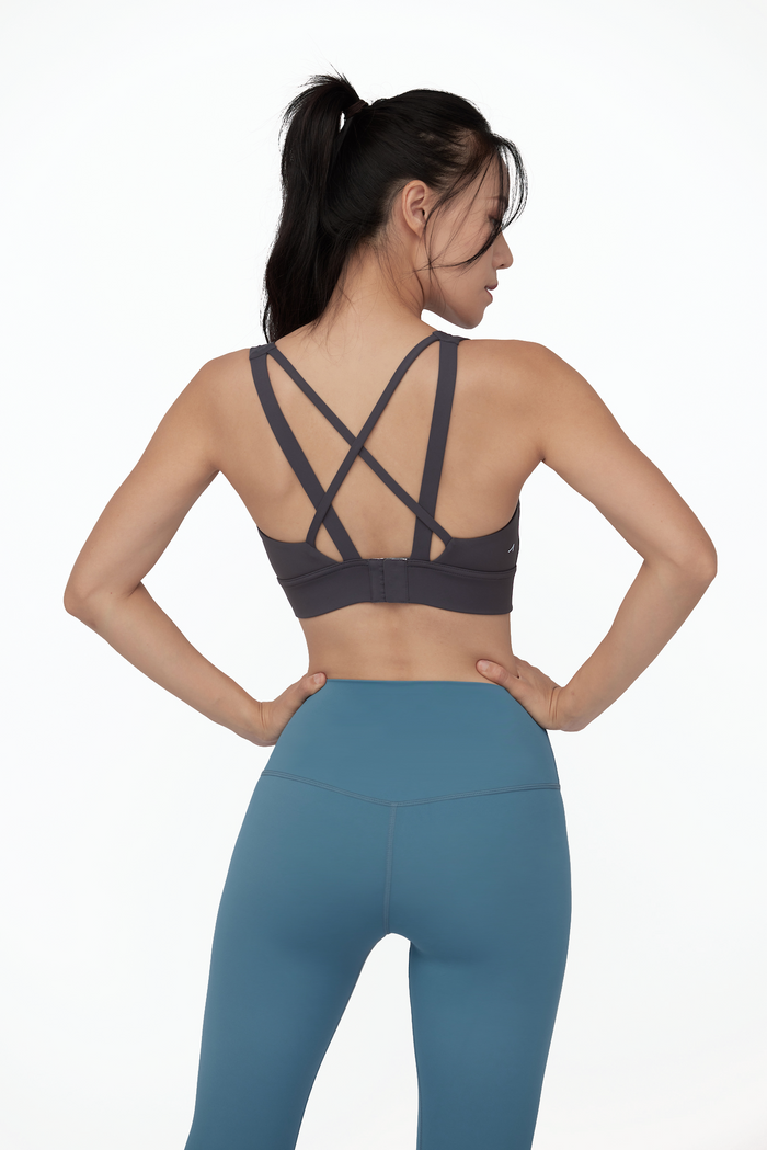 Lexia Strappy Sports Bra for Women – Medium Support