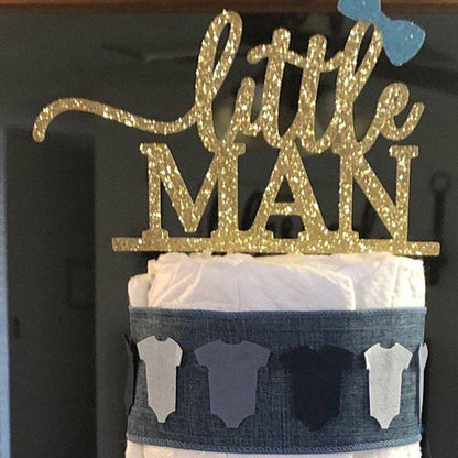 Little Man with Bow Tie Cake Topper - XOXOKristen