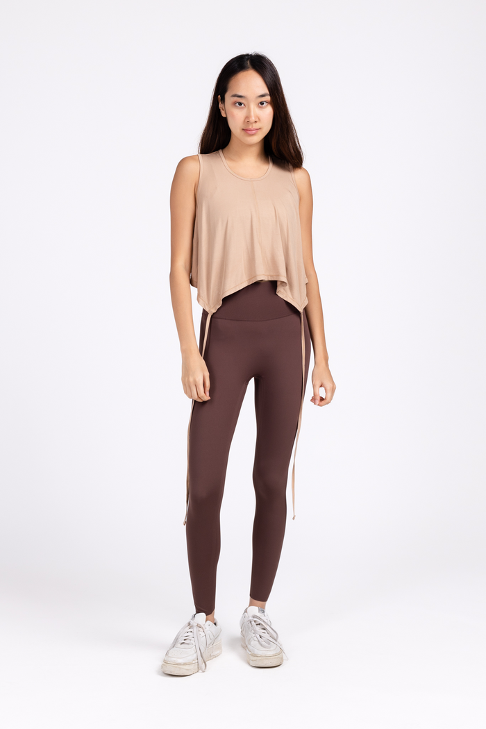 Loose Fit Tie Strap Tank Top for Women