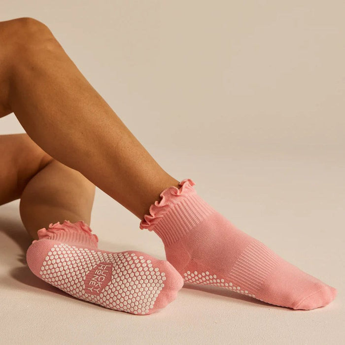 Lucky Honey Women's Ruffle Grip Socks