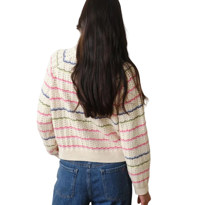 Marine Layer Women's Mina Pointelle Sweater
