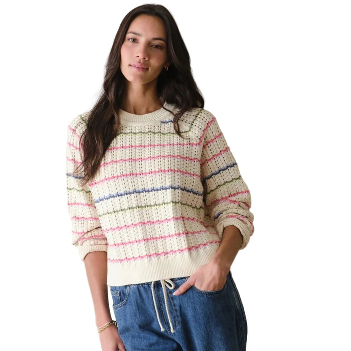 Marine Layer Women's Mina Pointelle Sweater