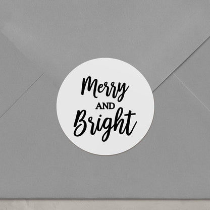 Merry and Bright Christmas Stickers - XOXOKristen