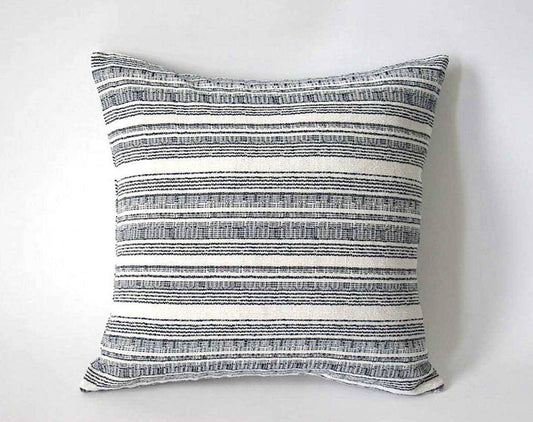 Mid Century Euro Shams Navy or Grey / Euro Pillow Shams / Cushion Covers / Euro Pillow Case - Annabel Bleu