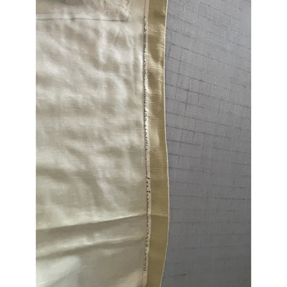 Mid Century Modern Gold Atomic Drapery Panel - Annabel Bleu