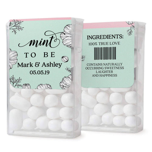 Mint and Pink Tic Tac Labels - XOXOKristen