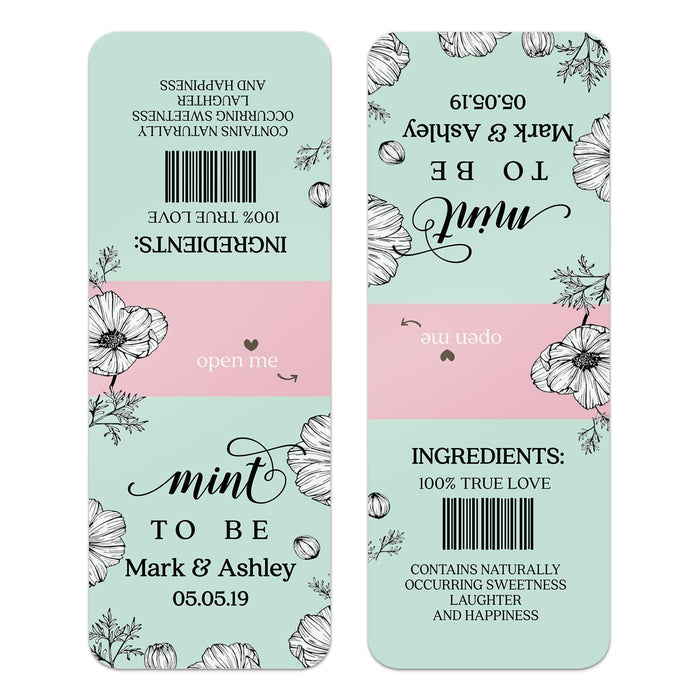Mint and Pink Tic Tac Labels - XOXOKristen
