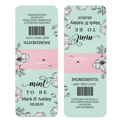Mint and Pink Tic Tac Labels - XOXOKristen