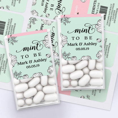 Mint and Pink Tic Tac Labels - XOXOKristen