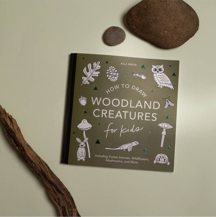 Mushrooms & Woodland Creatures: How to Draw Books for Kids