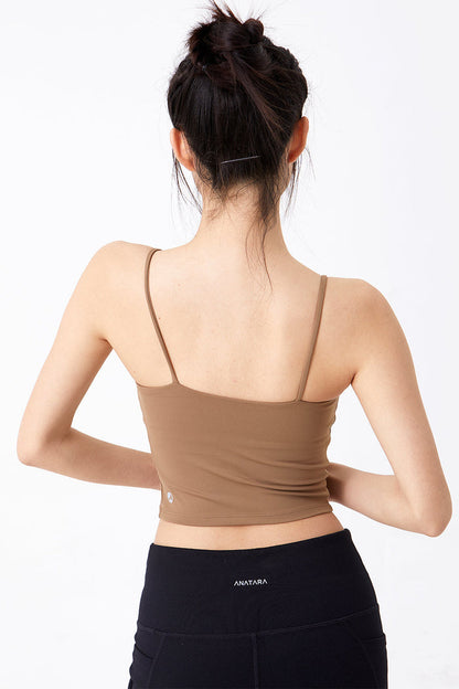 Padded Cami Top Sports Bra for Women – Light Support