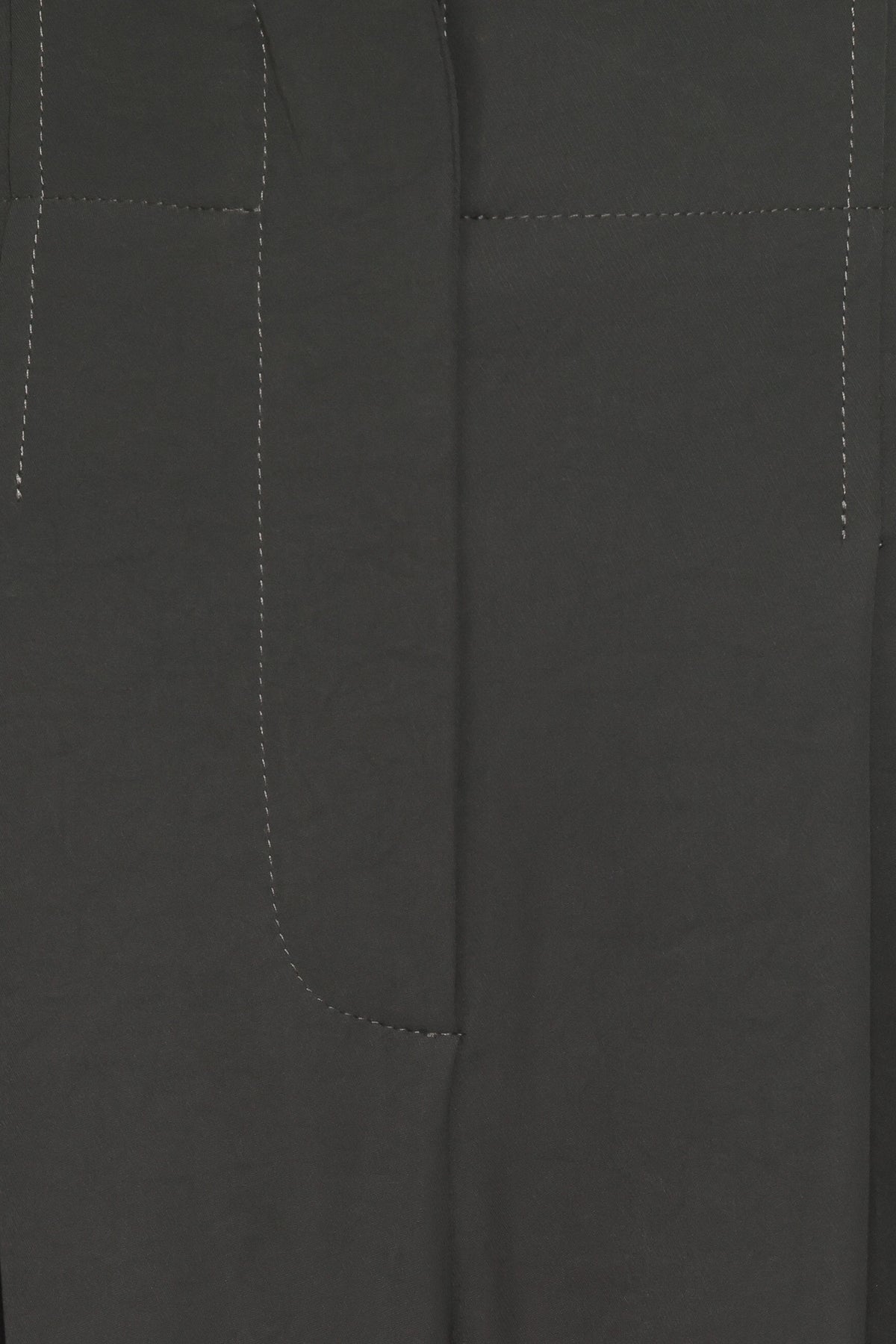 Hayden Pleated Wide Leg Pant - Dark Olive