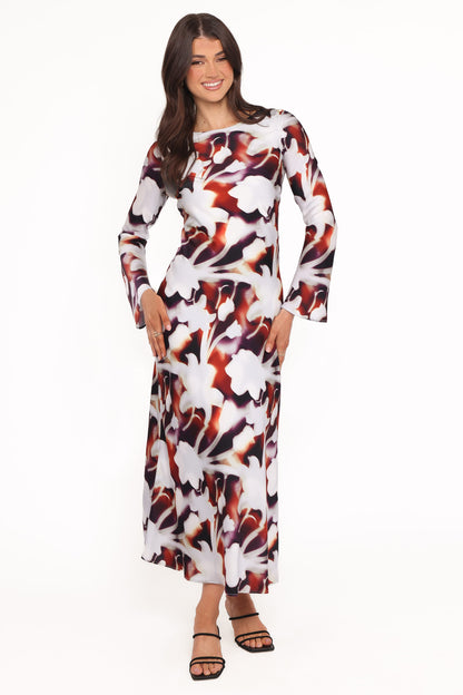 Deidre Maxi Dress - Blurred Floral