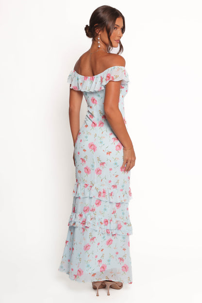 Irelynn Maxi Dress - Blue Floral