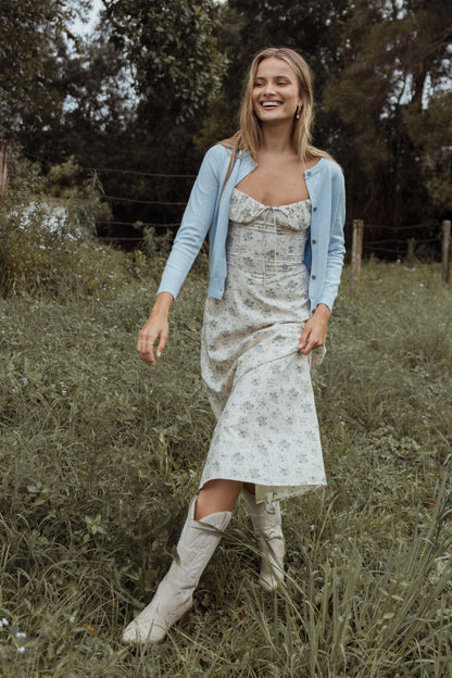 Bliss Cardigan - Pale Blue