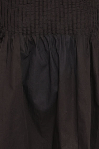 Carson Pleated Top - Black