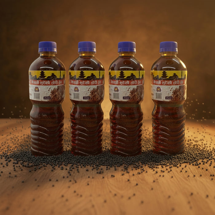 Roasted mustard oil