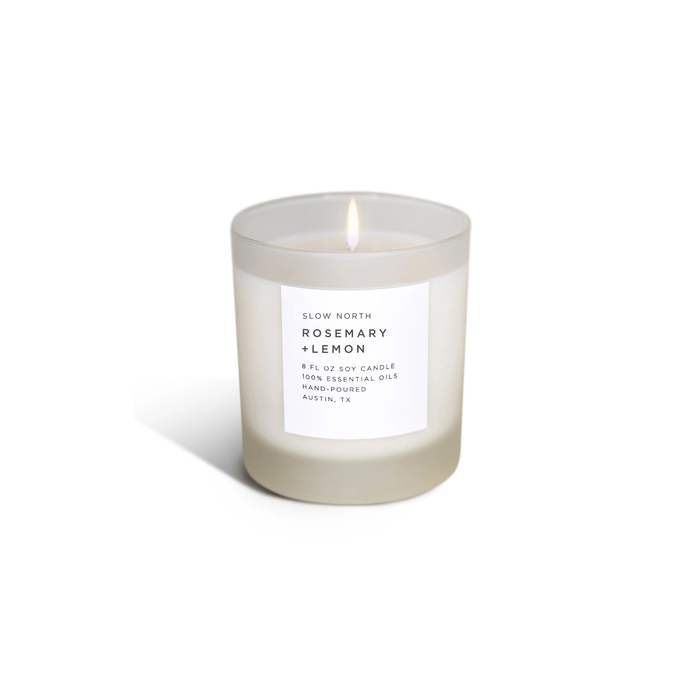 Rosemary + Lemon Candle - 8 oz