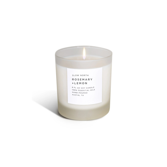 Rosemary + Lemon Candle - 8 oz
