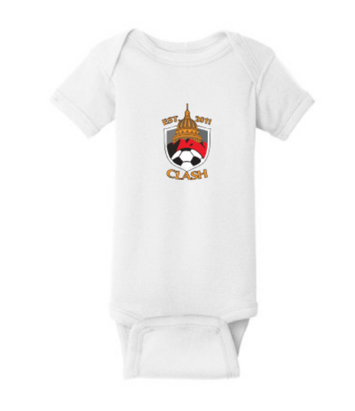 RS4400 -Rabbit Skins™ Infant Short Sleeve Baby Rib Bodysuit-Clash