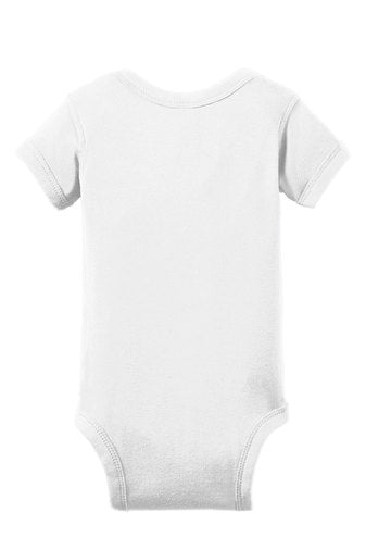 RS4400 -Rabbit Skins™ Infant Short Sleeve Baby Rib Bodysuit-Clash