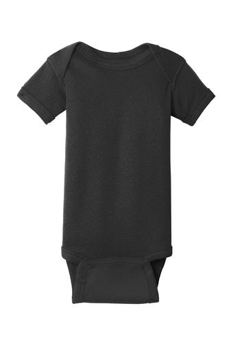 RS4400 -Rabbit Skins™ Infant Short Sleeve Baby Rib Bodysuit-Clash