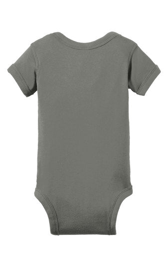 RS4400 -Rabbit Skins™ Infant Short Sleeve Baby Rib Bodysuit-KVU