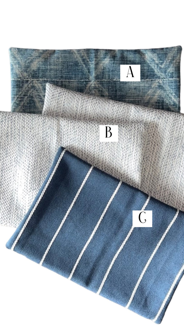 Sale: 12x18 Pillow Covers - Annabel Bleu