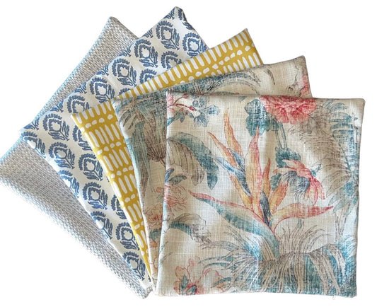 Sale: 16x16 Pillow Covers - Annabel Bleu