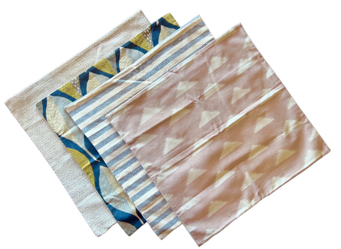Sale: 26x26 Euro Sham Pillow Covers - Annabel Bleu