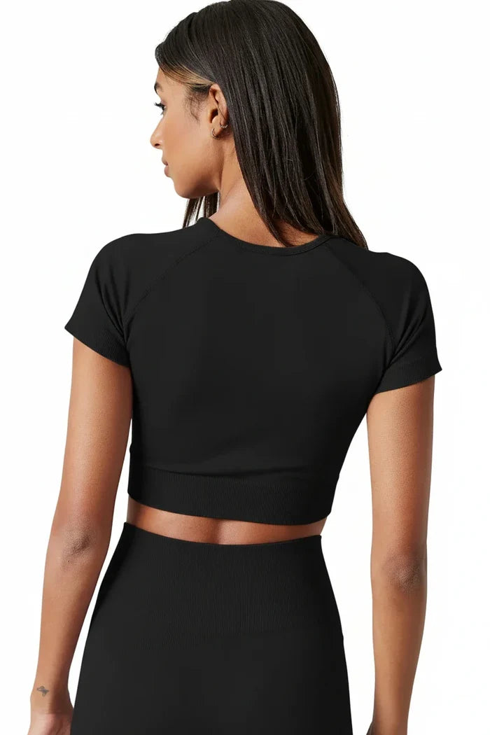 Seamless Yoga & Running Activewear Top
