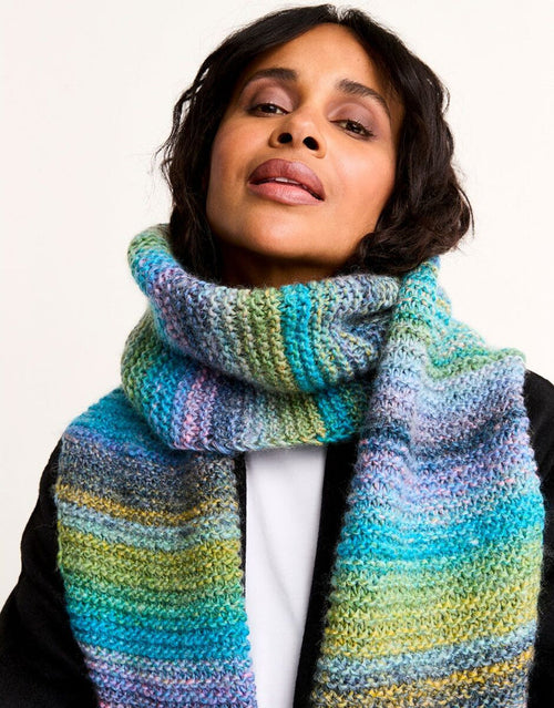 Sirdar Pattern 10807 Strata Tie-Style Scarf