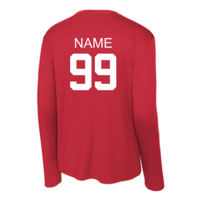 ST350LS -Sport-Tek® Long Sleeve PosiCharge® Competitor™ Tee (Drifit)- Clash