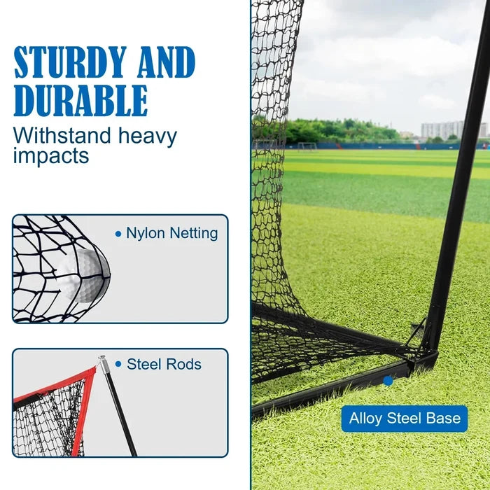 SwingRex Heavy Duty Golf Net for Real Golf Balls – Backyard Practice Net