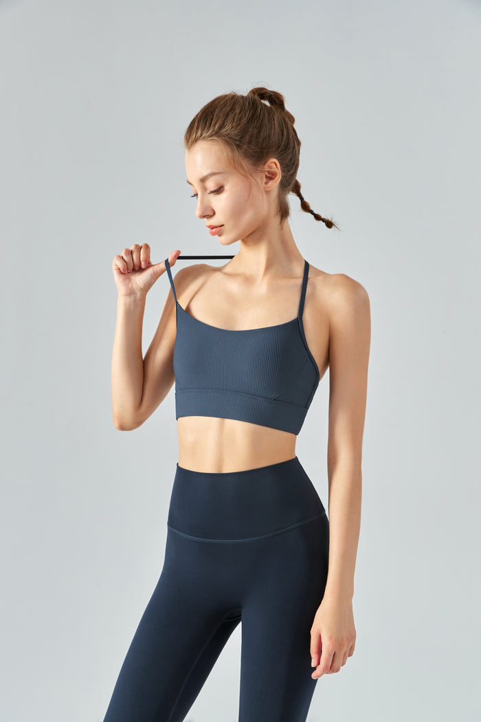T-shaped beautiful back sports bra