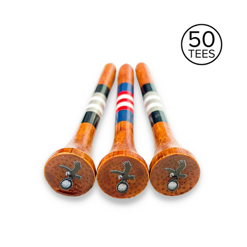 Talon Eagle Bamboo 2 3/4" Golf Tees - 50 Pack