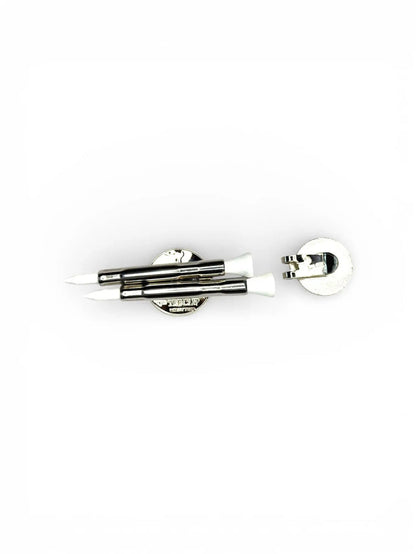 The Tee Clip®: USA Made | Magnetic Golf Multi Tool - Golf Tee Holder, Ball Marker, Putting Alignment & Divot Repair