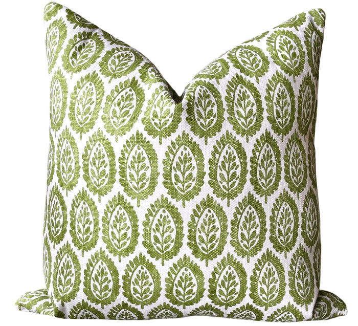 The Willow Collection: Blue, Green, & White Mix and Match Decorative Pillow Covers - Annabel Bleu