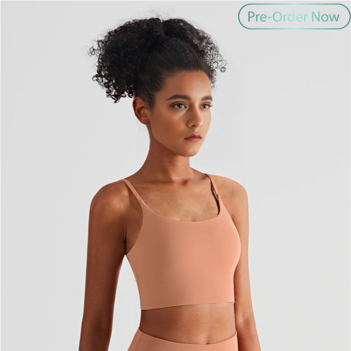 Thin Belt Four-Way Support Sports Bra for Women